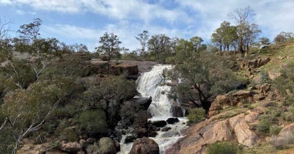 National park falls walk