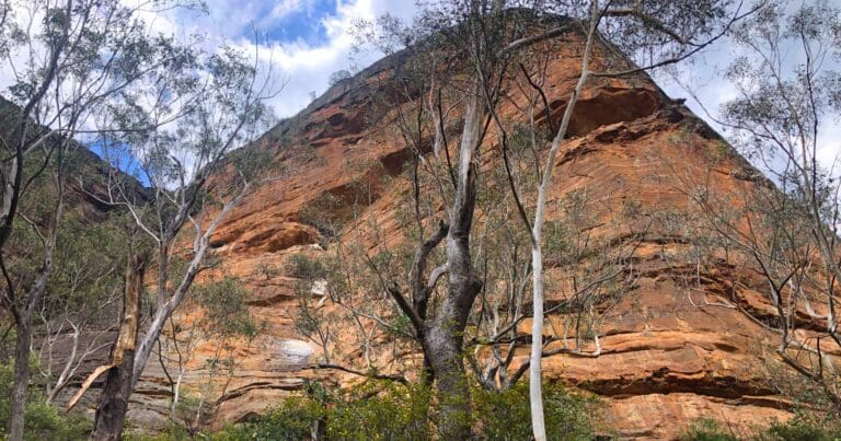 Walls ledge walking track