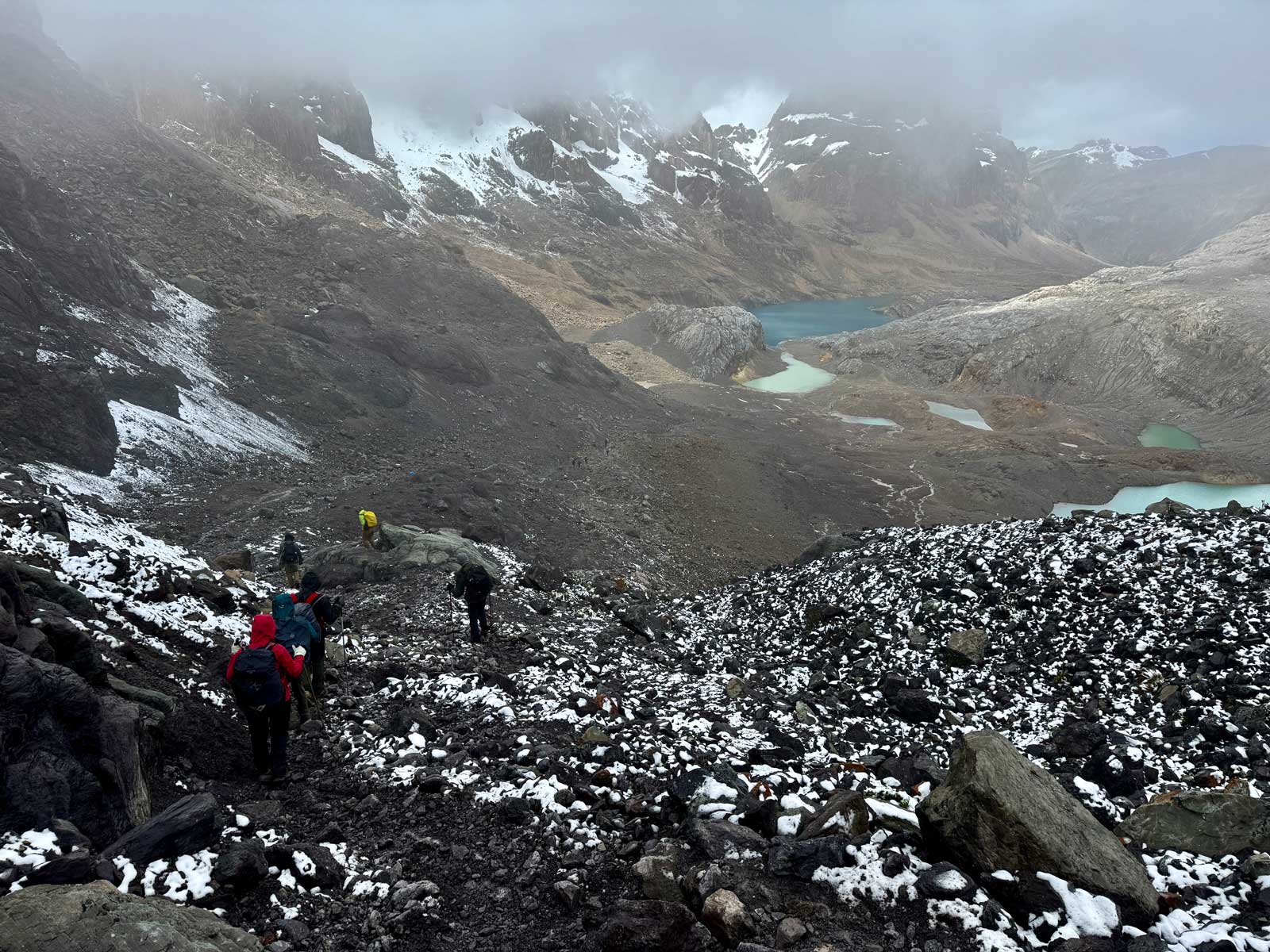 Huayhuash to Campo Elefantes Huayhuash to campo elefantes