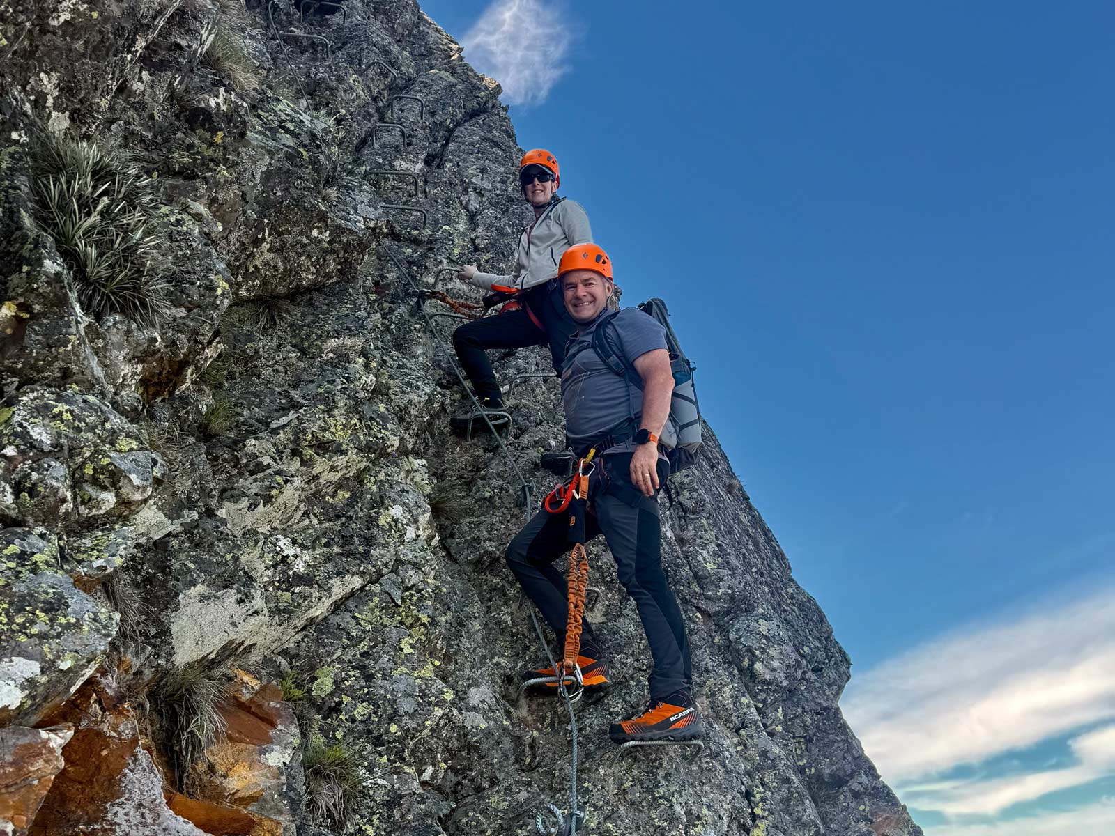 Finishing strong on buller’s vertical ladder