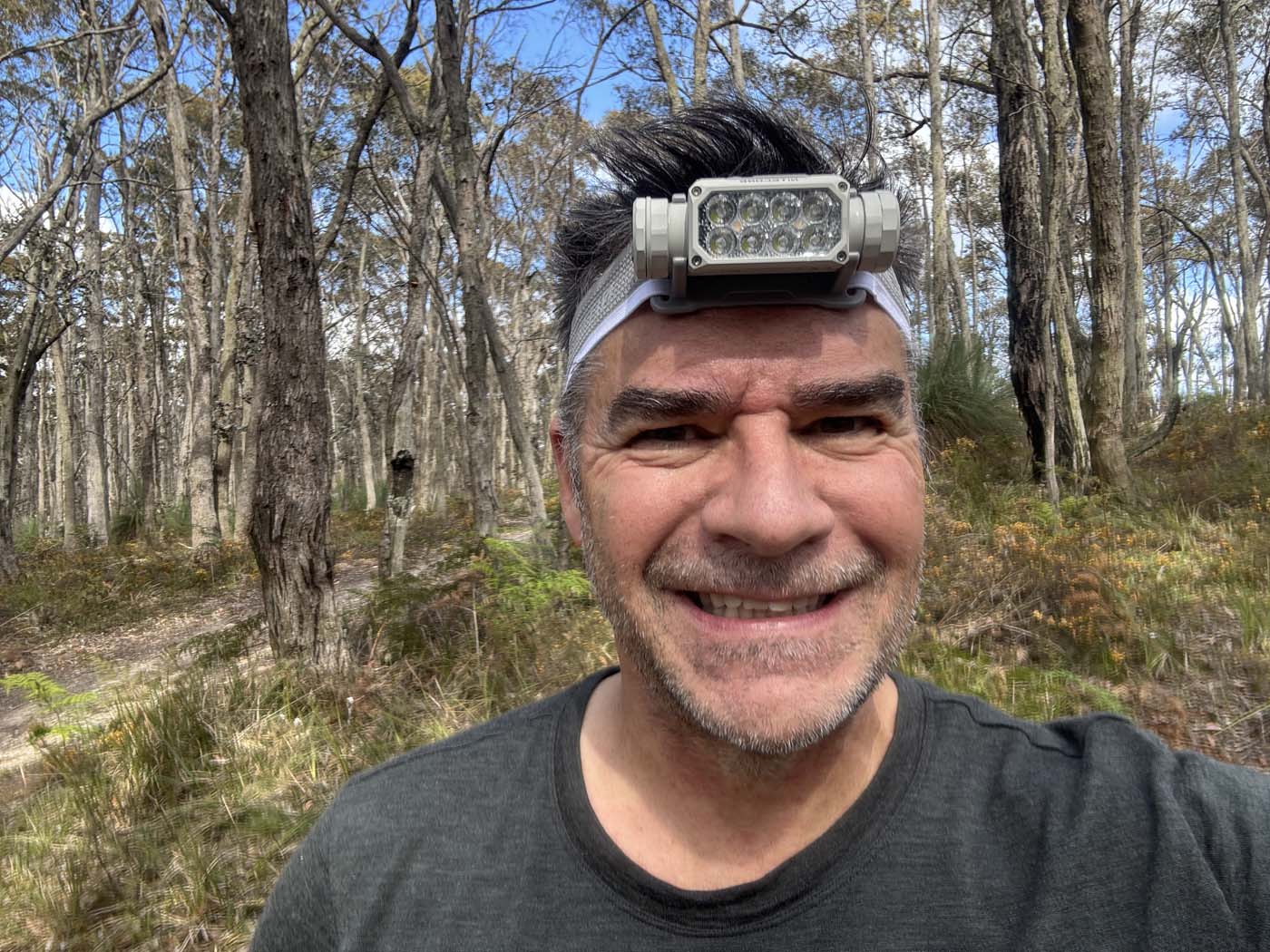 Wearing the hc65 uhe to show fit and positioning.