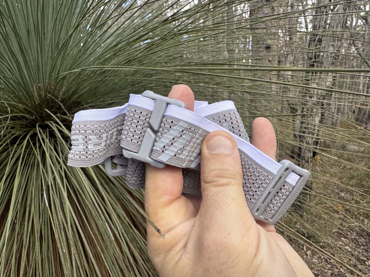 The hc65 uhe’s adjustable and breathable headband.