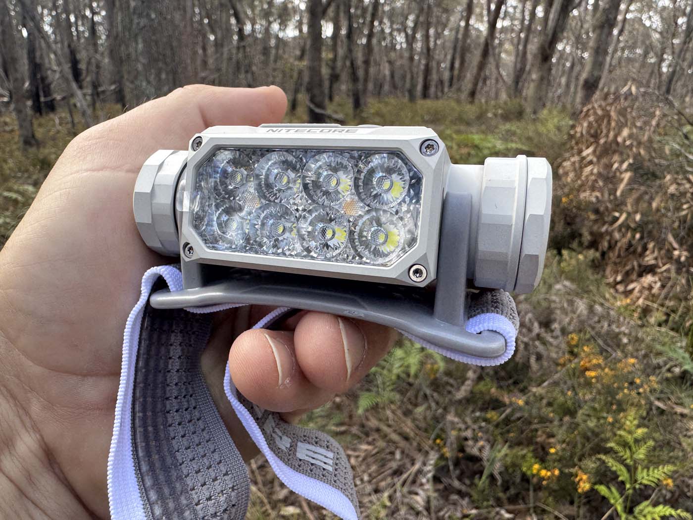 Front view of the hc65 uhe showing its led array.