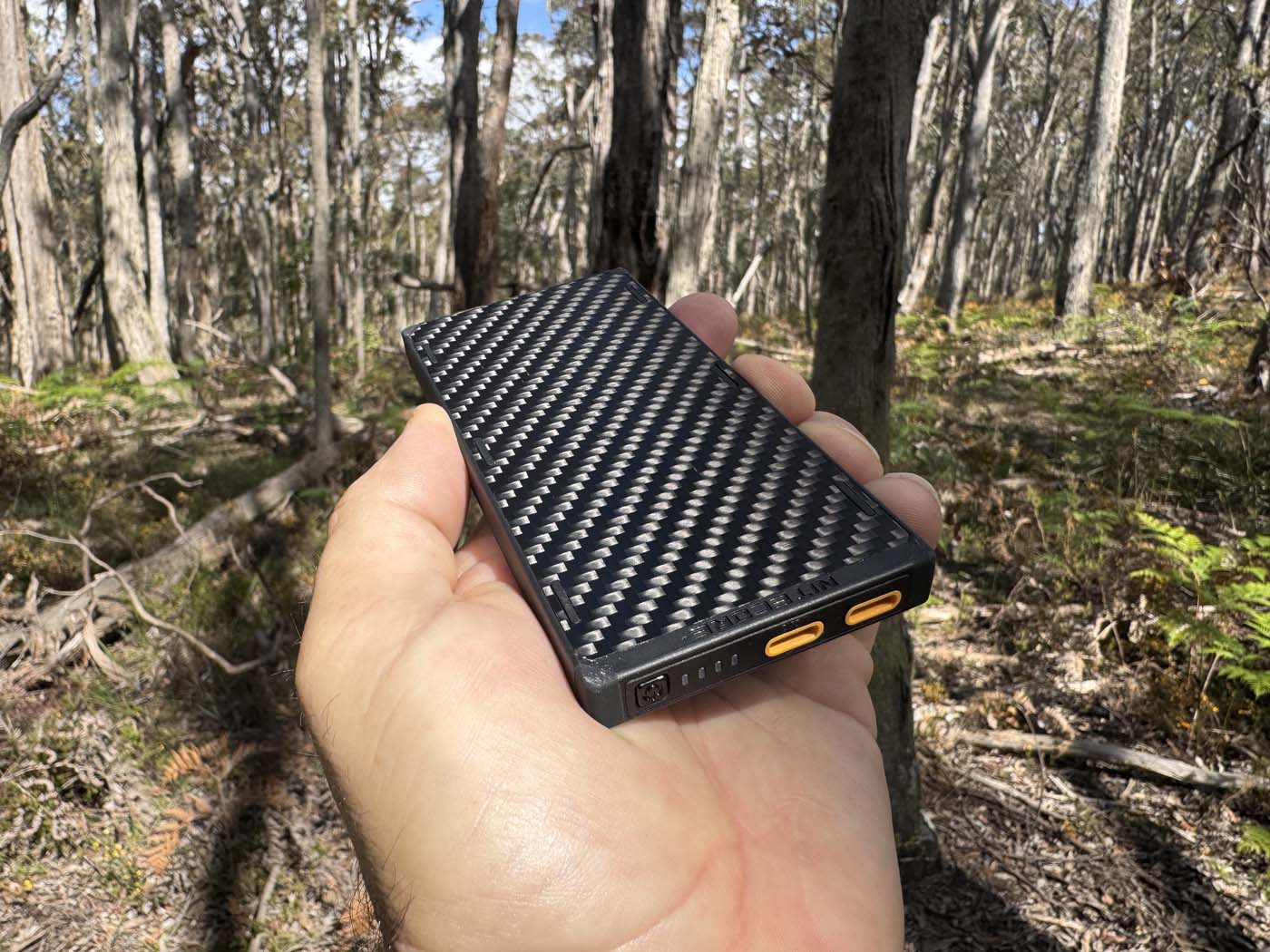 Testing the nb10000 gen 3 on the trail. Light, compact and easy to carry in hand or pack.