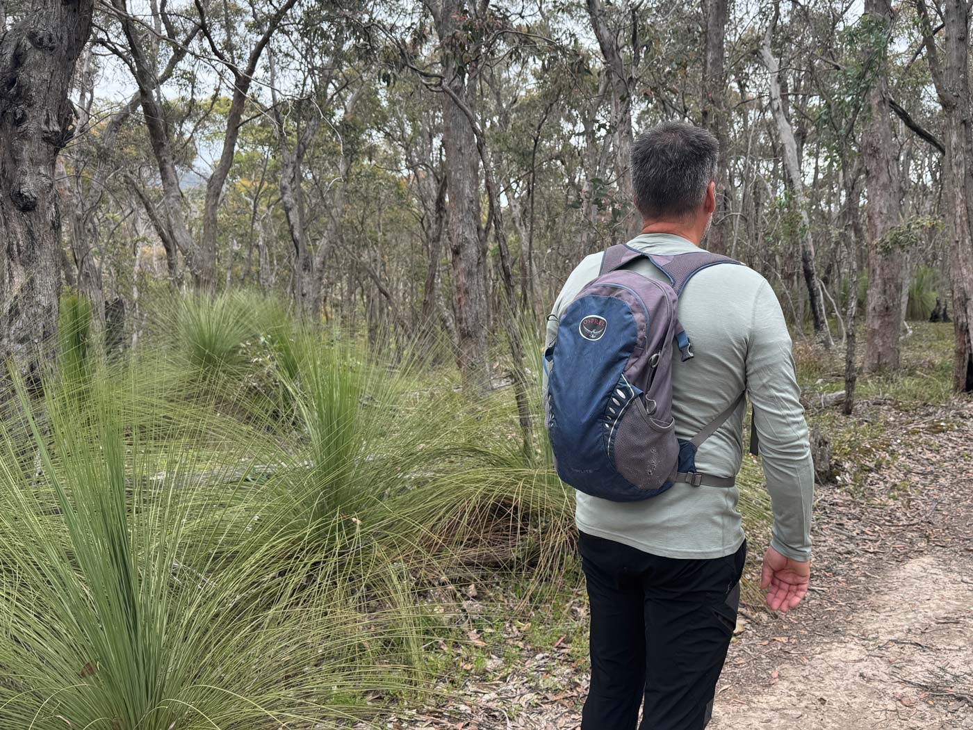 Breathable merino fabric makes it comfortable for long trail days.