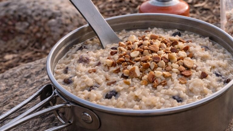 Dehydrated rice pudding recipe for hiking