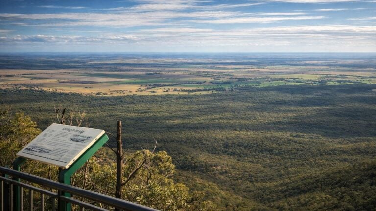 Caloma Trig Lookout Caloma trig lookout
