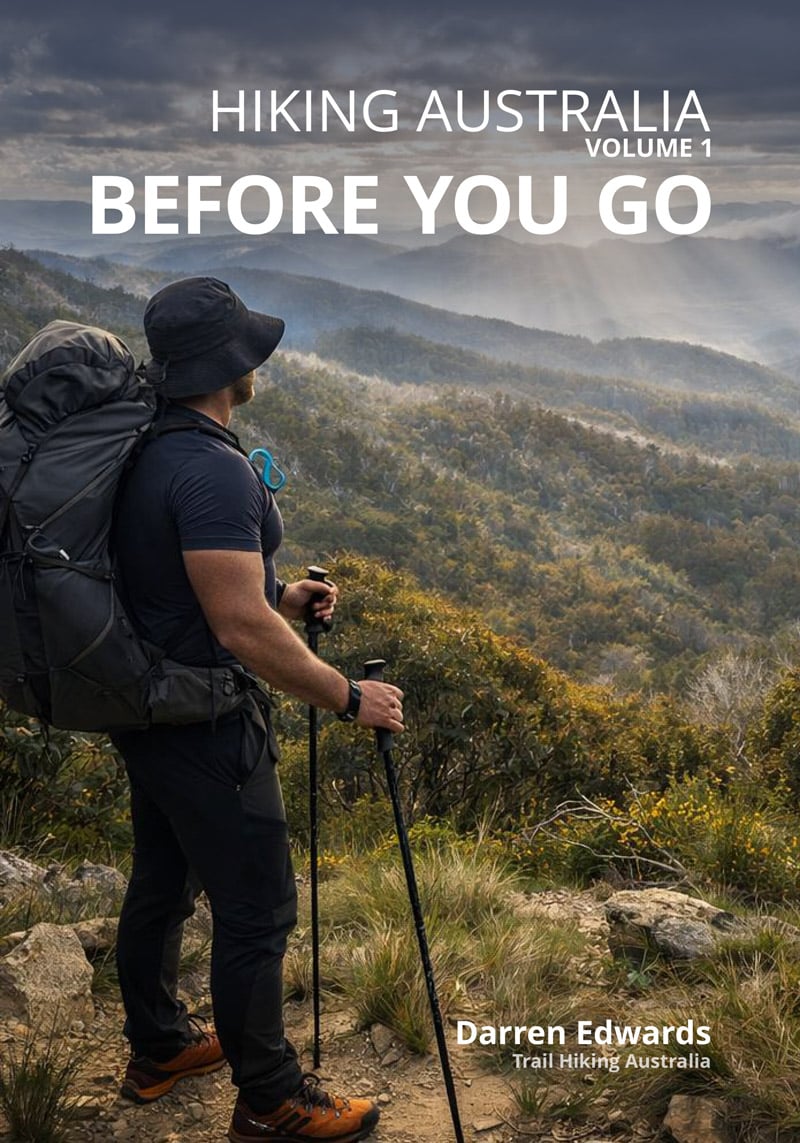 Hike Planning Checklist - Trail Hiking Australia Hiker overlooking mountain ranges at sunrise