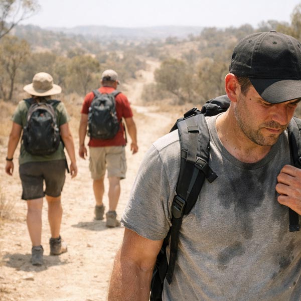 The hiking safety scenarios place you in realistic australian conditions and ask you to make decisions as situations evolve.