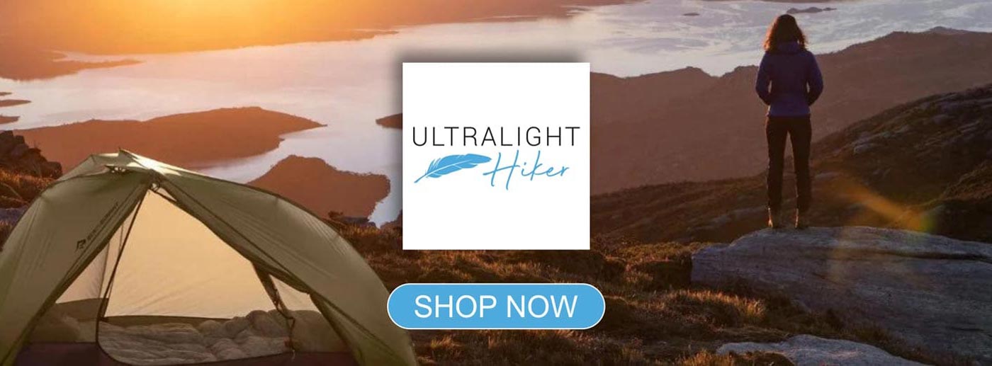 Ultralight hiker banner ad