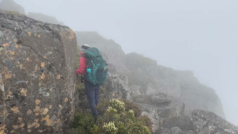 Entrapment vs exposure when hiking